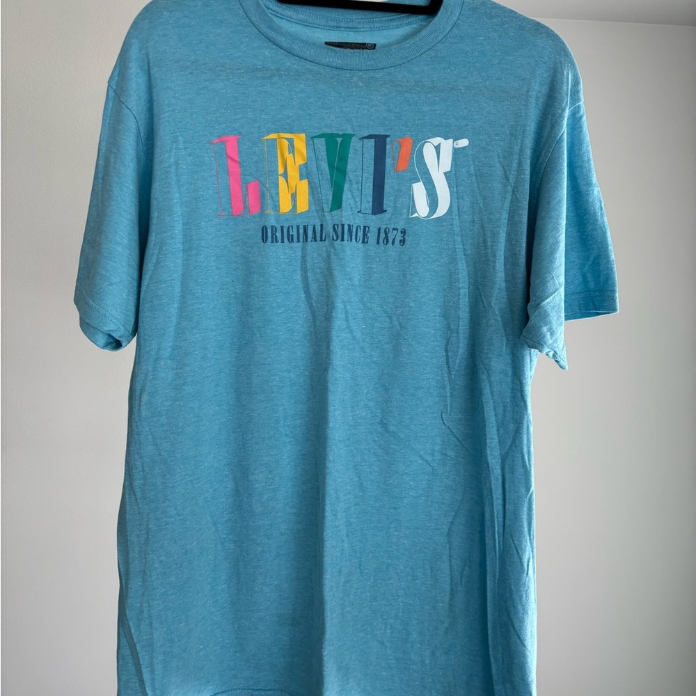 Levi's Multicolor Logo Blue Tee